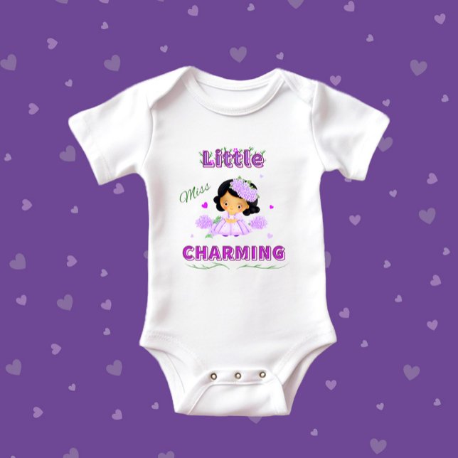 Body Para Bebé Pequeña señorita encantadora  (Subido por el creador)