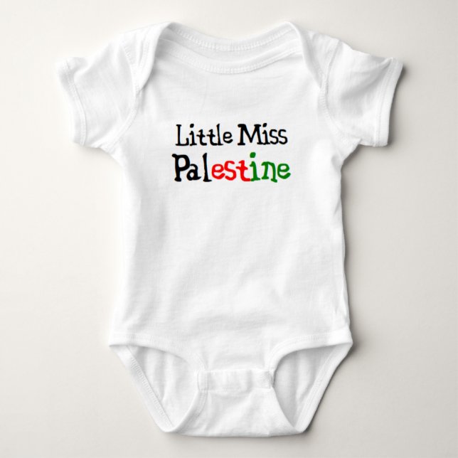Body Para Bebé pequeña señorita palestina (Anverso)
