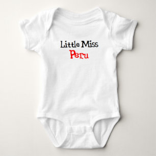 Body Para Bebé pequeña señorita peruana