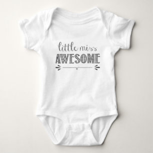 Body Para Bebé Pequeña Srta. Awesome