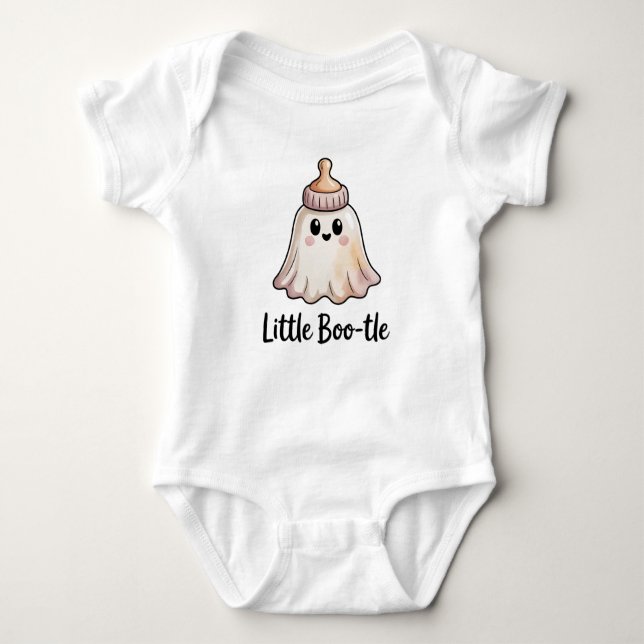 Body Para Bebé Pequeño Boo-tle Cute Halloween Spoky Baby Set (Anverso)