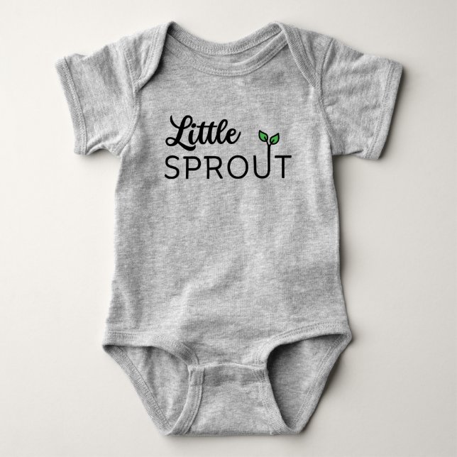 Body Para Bebé Pequeño brote (Anverso)