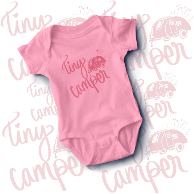 Body Para Bebé Pequeño Camper Camping Bebé Gigante Bodysuit One P (Subido por el creador)