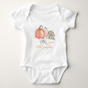 Body Para Bebé Pequeño Chica de la caída de calabaza Baby Shower