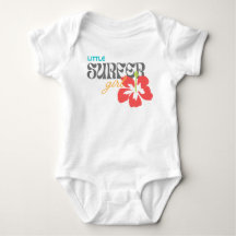 Pequeño Chica surfista - Baby Bodysuit
