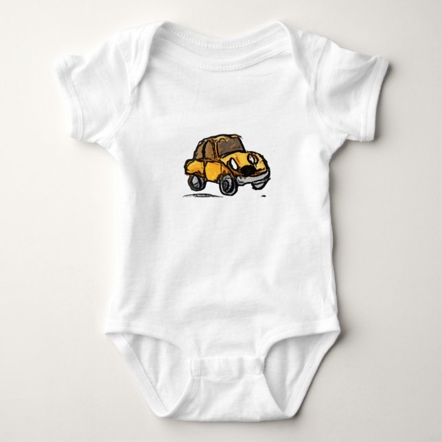Body Para Bebé Pequeño Coche (Anverso)