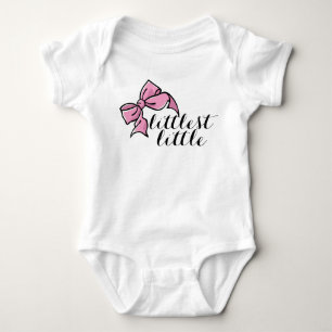 Body Para Bebé pequeño conjunto para la niña con arco rosado