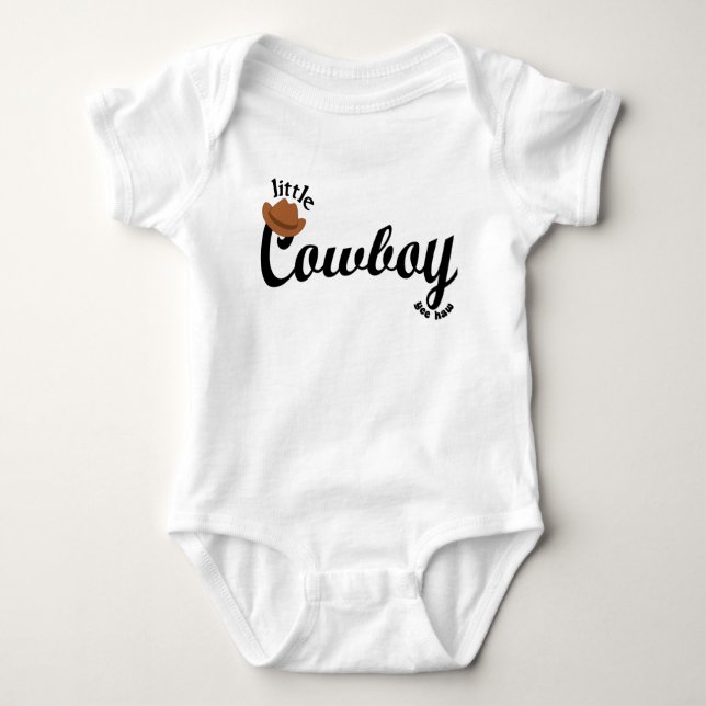 Body Para Bebé pequeño Cowboy (Anverso)