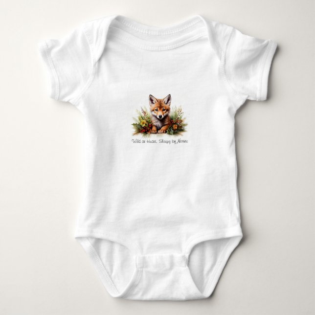Body Para Bebé Pequeño Coyote, grandes aventuras - Shirt bebé (Anverso)