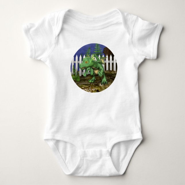Body Para Bebé Pequeño Dragón (Anverso)