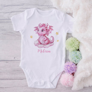 Body Para Bebé Pequeño Dragón Adorable