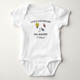 Body Para Bebé Pequeño electricista a bordo técnico en electrónic