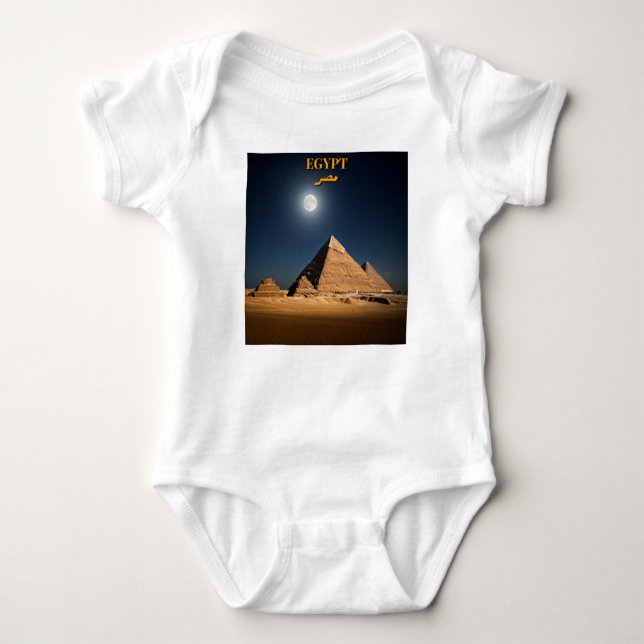 Body Para Bebé Pequeño Explorador de Egipto (Anverso)