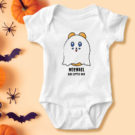 Body Para Bebé Pequeño fantasma de Halloween lindo personalizado