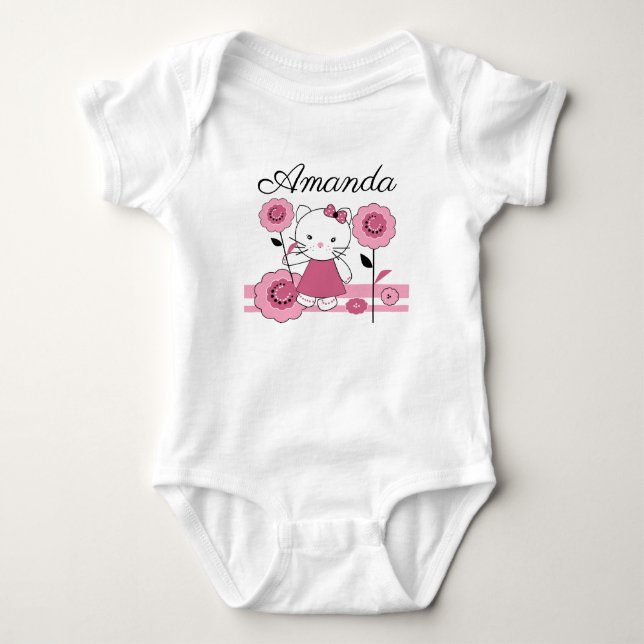 Body Para Bebé Pequeño gatito (Anverso)