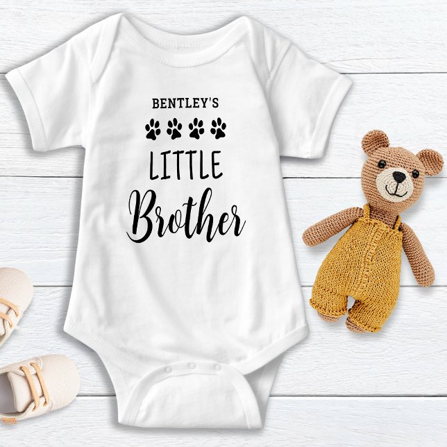 Body Para Bebé Pequeño hermano lindo Mascota personalizado amante (Subido por el creador)
