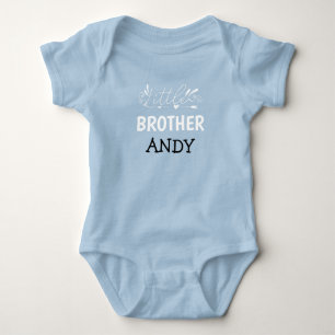 Body Para Bebé Pequeño Hermano personalizable Nombra bebé niño