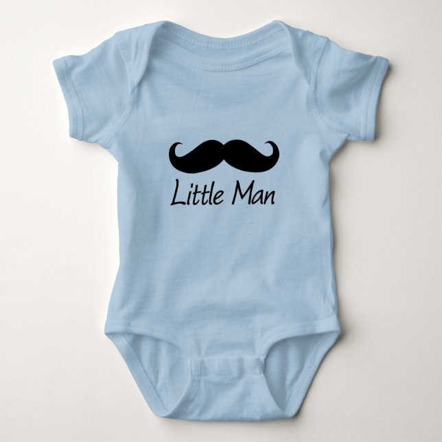 Body Para Bebé Pequeño hombre bigote niños (Anverso)
