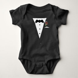 Body Para Bebé Pequeño Hombre Esmoquin 
