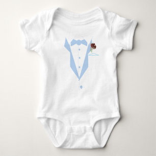 Body Para Bebé Pequeño Hombre Esmoquin 