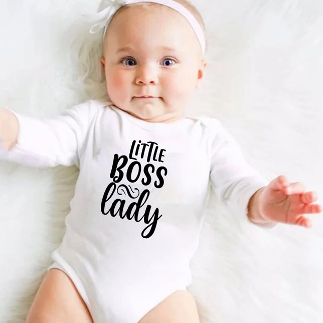 Body Para Bebé Pequeño Jefe Lady Bodytrajes de un pedazo (Subido por el creador)