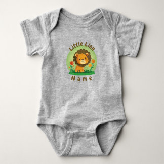 Body Para Bebé Pequeño León Personalizado