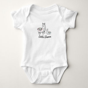 Body Para Bebé Pequeño mono de la llama