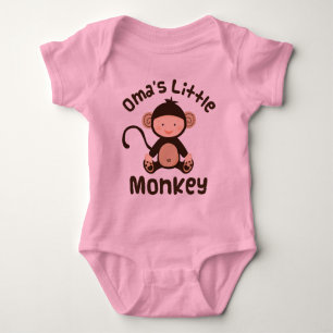Body Para Bebé Pequeño mono de Omas