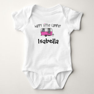 Body Para Bebé Pequeño mono feliz personalizado del bebé del