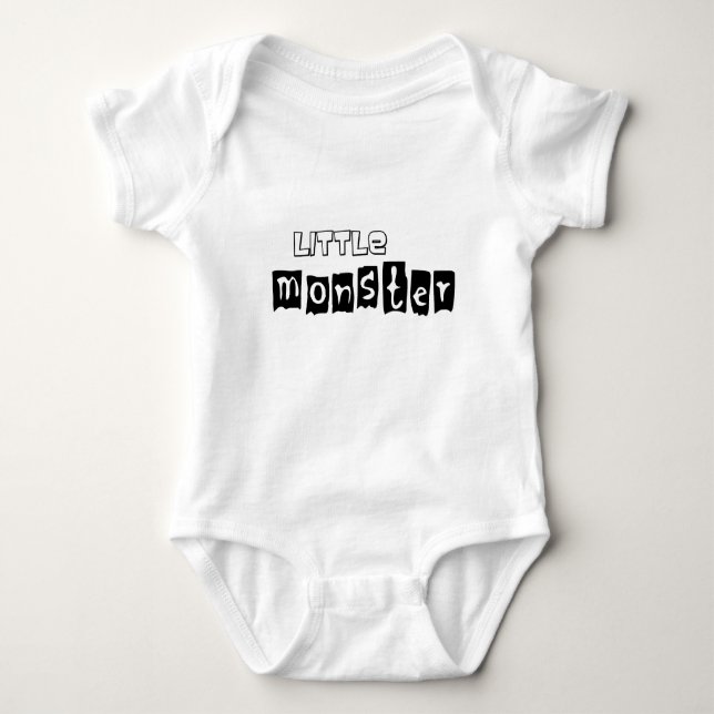 Body Para Bebé Pequeño Monstruo (Anverso)