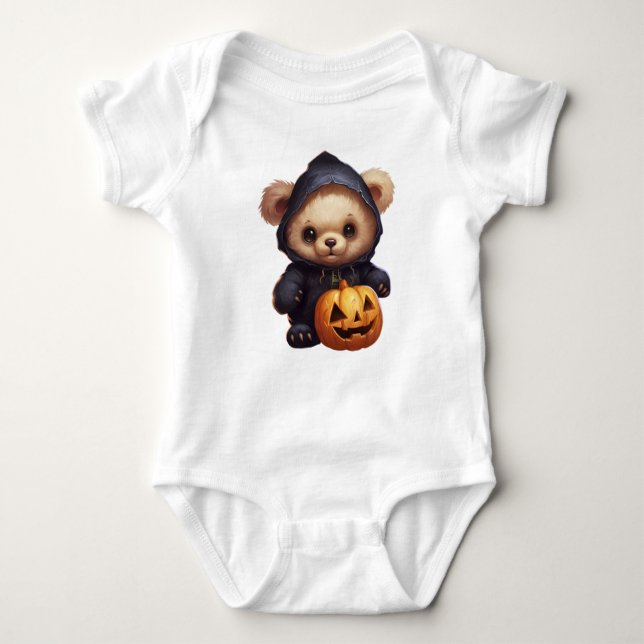 BODY PARA BEBÉ PEQUEÑO OSO PEQUEÑO DE HALLOWEB (Anverso)