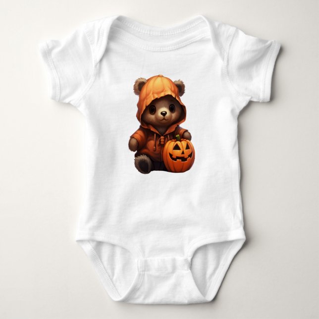 BODY PARA BEBÉ PEQUEÑO OSO PEQUEÑO DE HALLOWEB (Anverso)