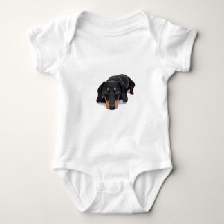 Body Para Bebé Pequeño perro del Dachshund