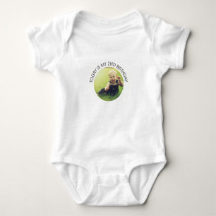 Body Para Bebé Pequeño Personalizado de Fiesta de segundo cumplea