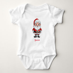 Body Para Bebé Pequeño Personalizado Santa