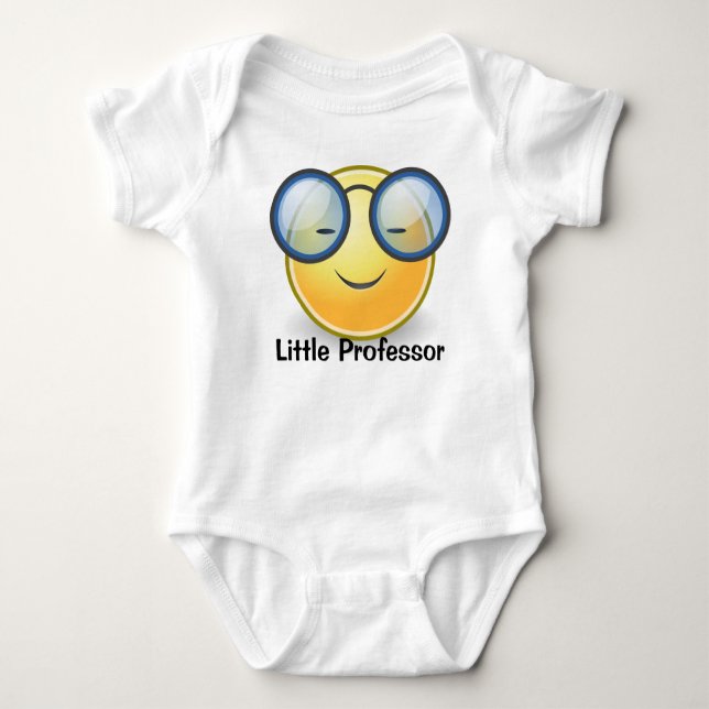 Body Para Bebé Pequeño profesor Smart Baby T Shirt (Anverso)