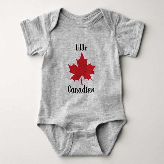 Body Para Bebé Pequeño puente de bebé canadiense (Anverso)