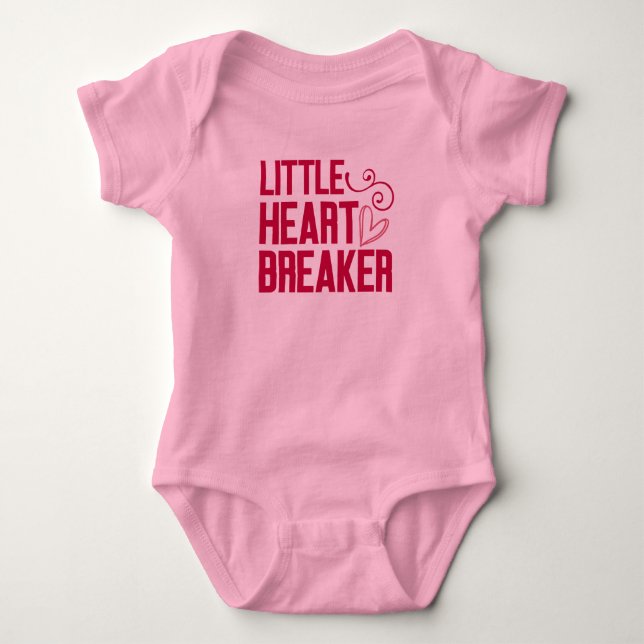 Body Para Bebé Pequeño rompecorazones  (Anverso)