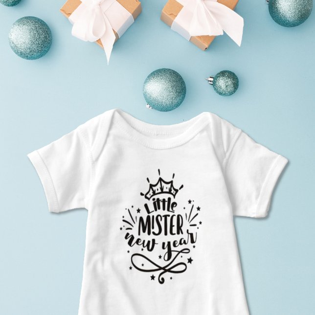 Body Para Bebé Pequeño señor Año Nuevo lindo (Subido por el creador)