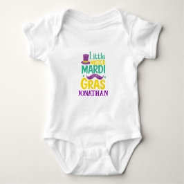 Body Para Bebé Pequeño Señor Mardi Gras Personalizado