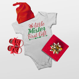 Body Para Bebé Pequeño señor primer Navidad de regalo