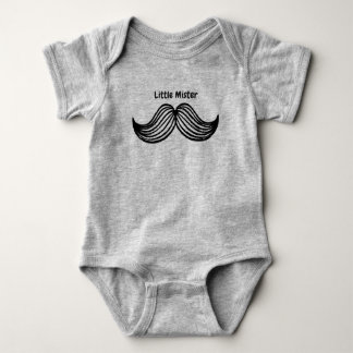 Body Para Bebé Pequeño Sr. Mustache Boy
