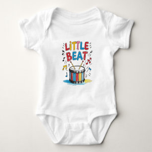 Body Para Bebé Pequeño Tambor de Juguete al Estilo Crayon Beat