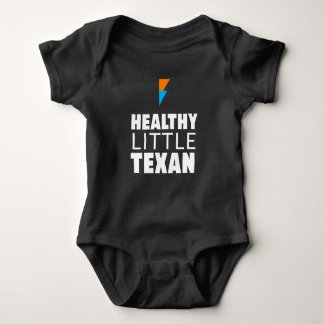 Body Para Bebé Pequeño Texan sano - negro