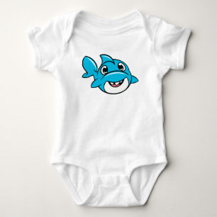 Body Para Bebé Pequeño tiburón bebé exaltado