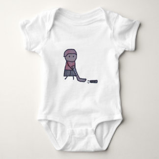 Body Para Bebé Pequeño un mono del bebé del hockey