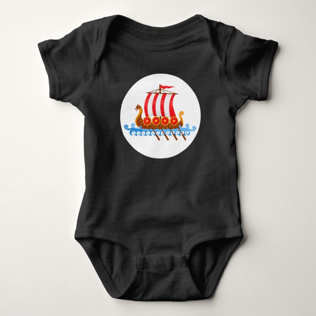 Body Para Bebé Pequeño Viking (Anverso)