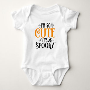 Body Para Bebé Pequeño y espeluznante camiseta de Halloween