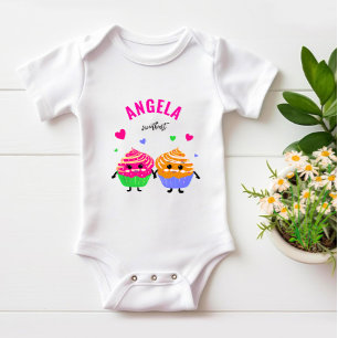 Body Para Bebé Pequeños cupcakes
