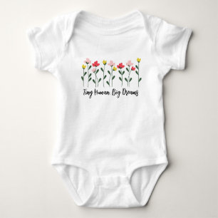 Body Para Bebé "Pequeños seres humanos, grandes sueños"